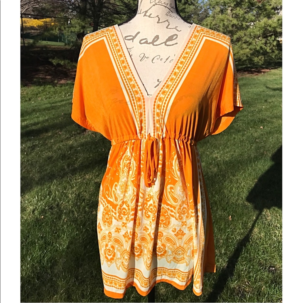 NWT Orange Crush Bohemian Tunic